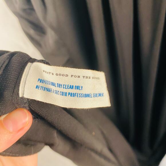 Anthropologie Leifsdottir Black Halter Maxi Dress Size Small - Picture 10 of 12